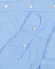 Finamore Milano soft Sergio collar shirt blue