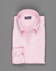 Finamore x Frans Boone button down shirt Tokyo oxford pink