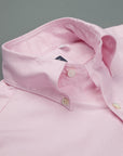 Finamore x Frans Boone button down shirt Tokyo oxford pink