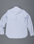 Finamore Gaeta Shirt Sergio Collar Loose Weave Blue