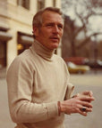 William Lockie x Frans Boone Rob Cashmere Roll-Neck Toffee
