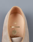 Alden x Frans Boone Exclusive Unlined Milkshake Suede Plain Toe Blucher