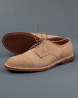 Alden x Frans Boone exclusive tan suede cap toe blucher