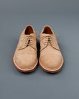 Alden x Frans Boone exclusive tan suede cap toe blucher