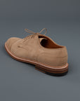 Alden x Frans Boone exclusive tan suede cap toe blucher