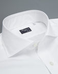 Finamore 'Traveller' shirt Napoli fit Collar Eduardo Alumo White poplin