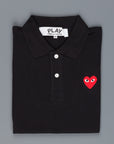 Comme des Garçons PLAY polo shirt Black