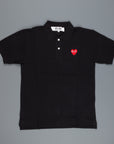 Comme des Garçons PLAY polo shirt Black