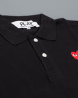 Comme des Garçons PLAY polo shirt Black