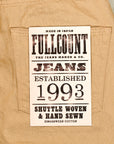Fullcount 0105 Loose Straight 12Oz Denim Beige