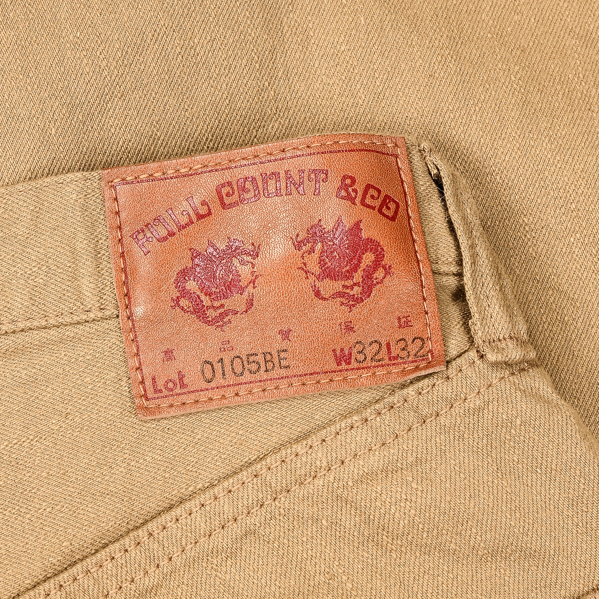 Fullcount 0105 Loose Straight 12Oz Denim Beige