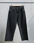 Orslow 100 Super Dad Fit Black Denim Stone
