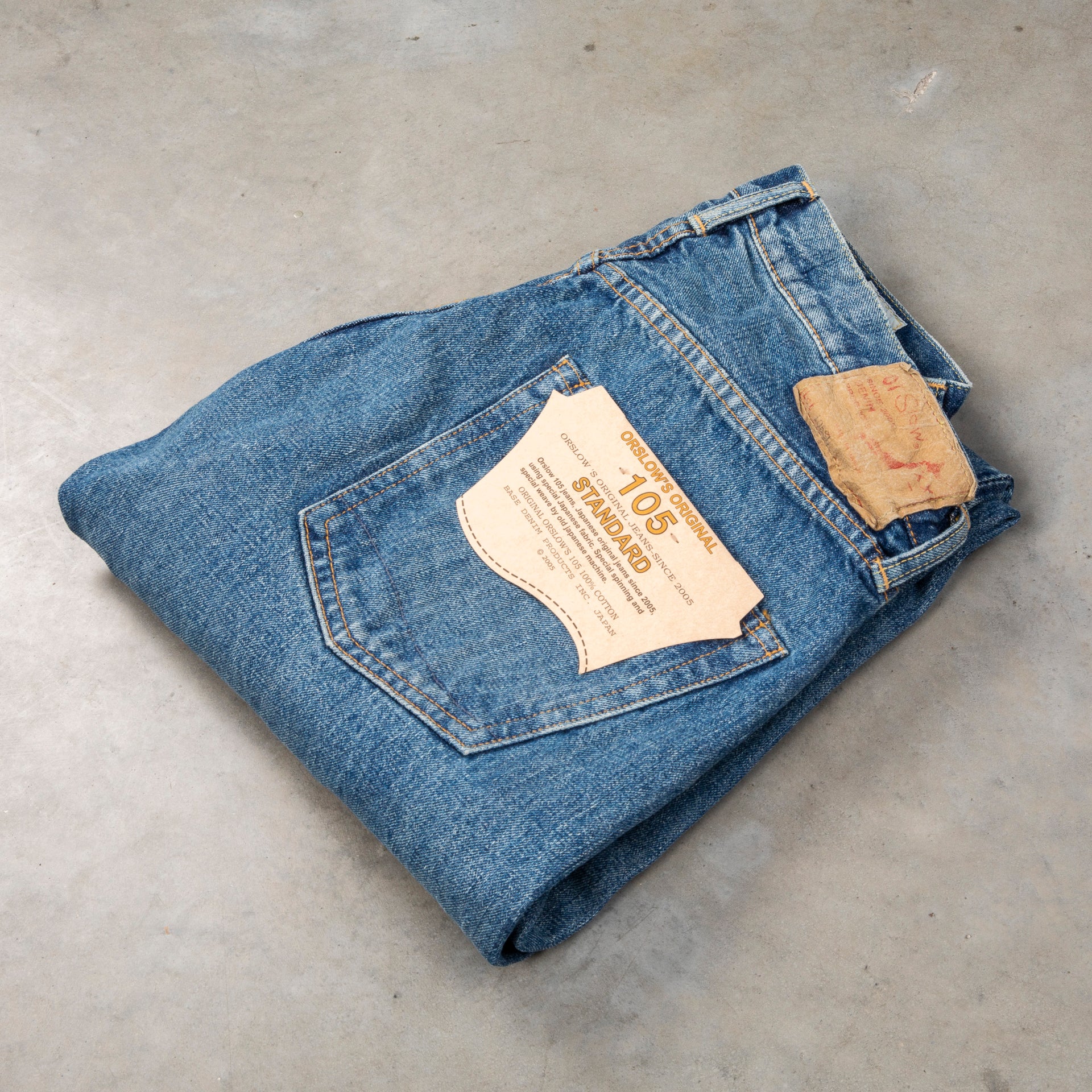 OrSlow 105 Standard Fit 2 Year Wash Short Length – Frans Boone Store