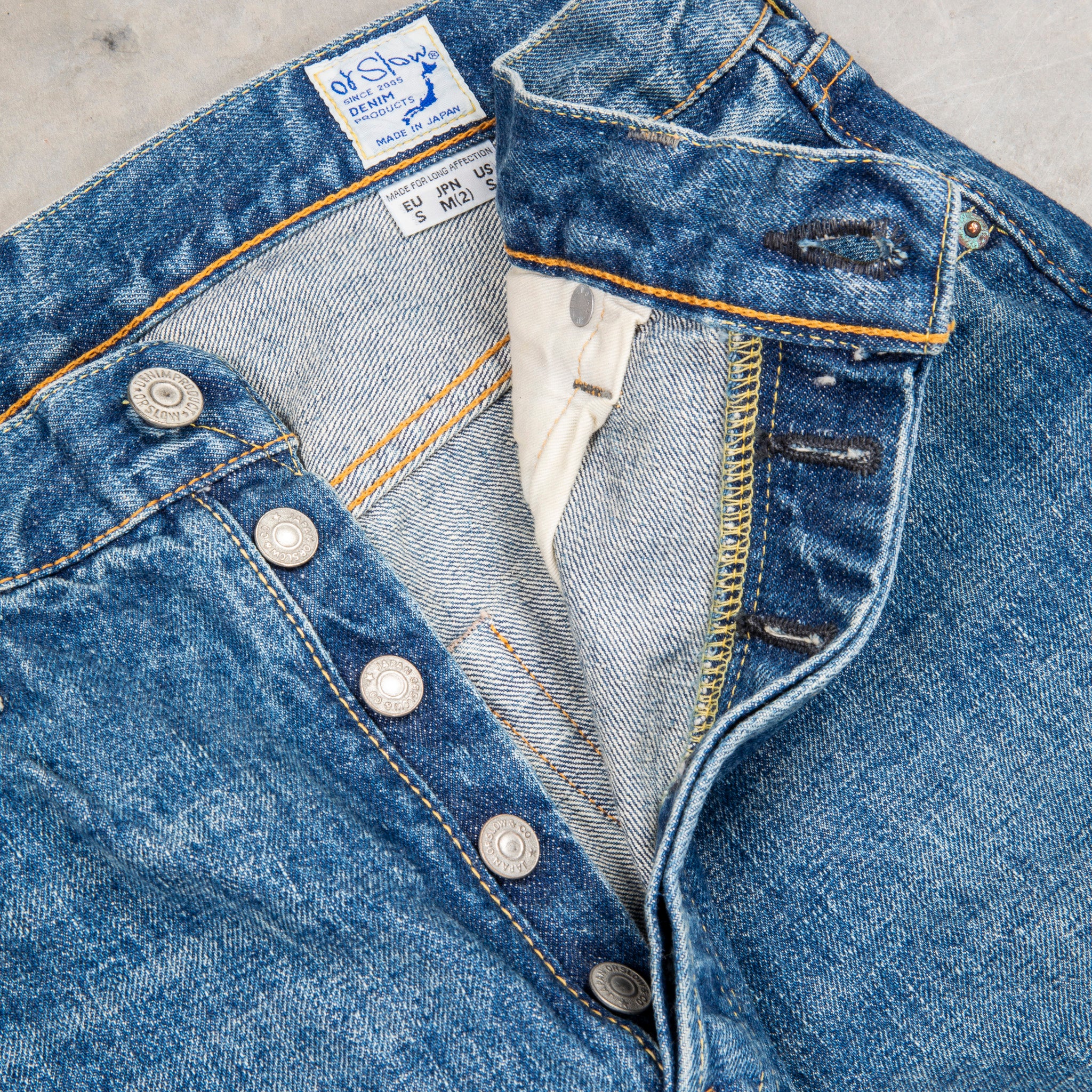 OrSlow 105 Standard Fit 2 Year Wash Short Length – Frans Boone Store