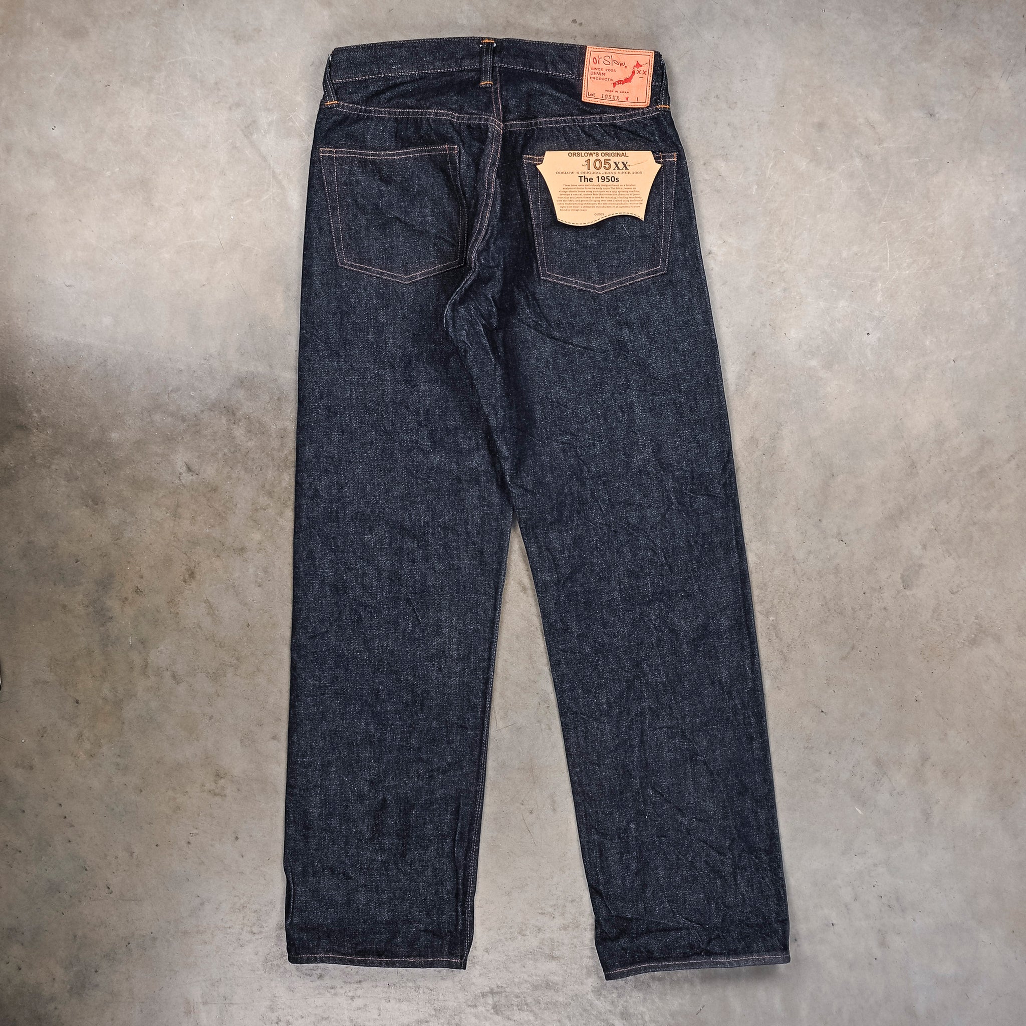 OrSlow 105XX 1950's Denim Standard One Wash