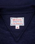 The Real McCoys Athletic 10 Oz Loopwheel Sweatshirt Navy