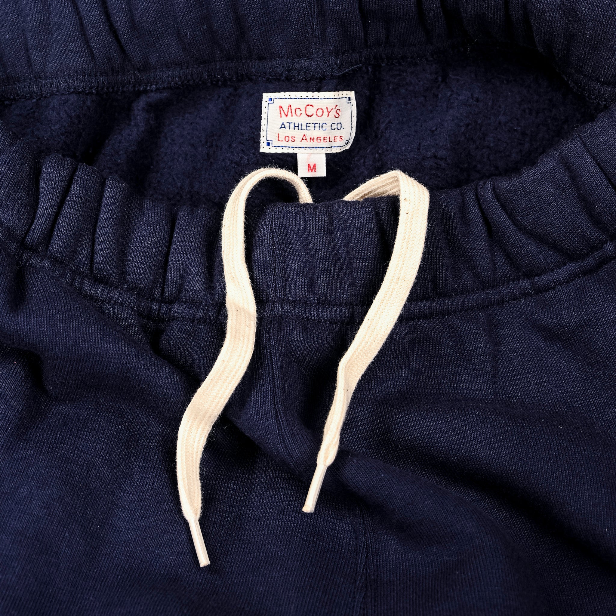 The Real McCoys Athletic 10 Oz Loopwheel Sweatpants Navy