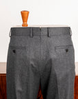 Caruso Pantaloni Super 120's Flannel Grigio Scuro