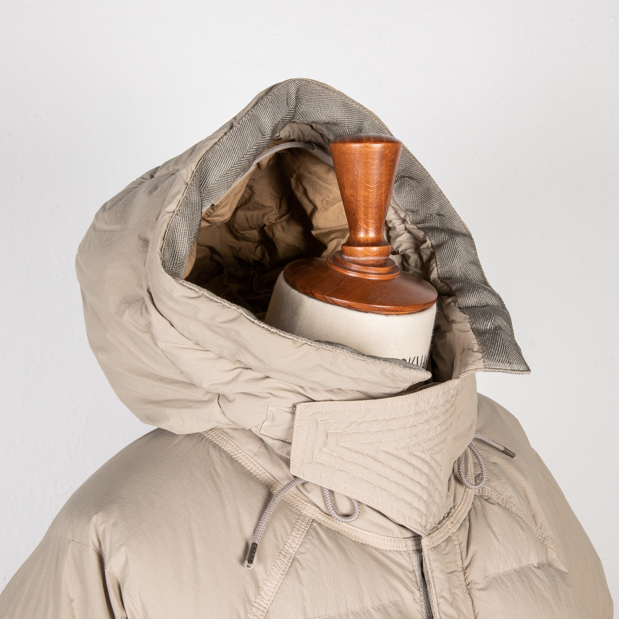 Ten C Artic Down Parka Bianco Garza