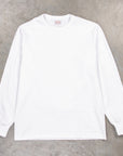 The Real McCoy's Athletic L/S T-shirt / Loopwheel White