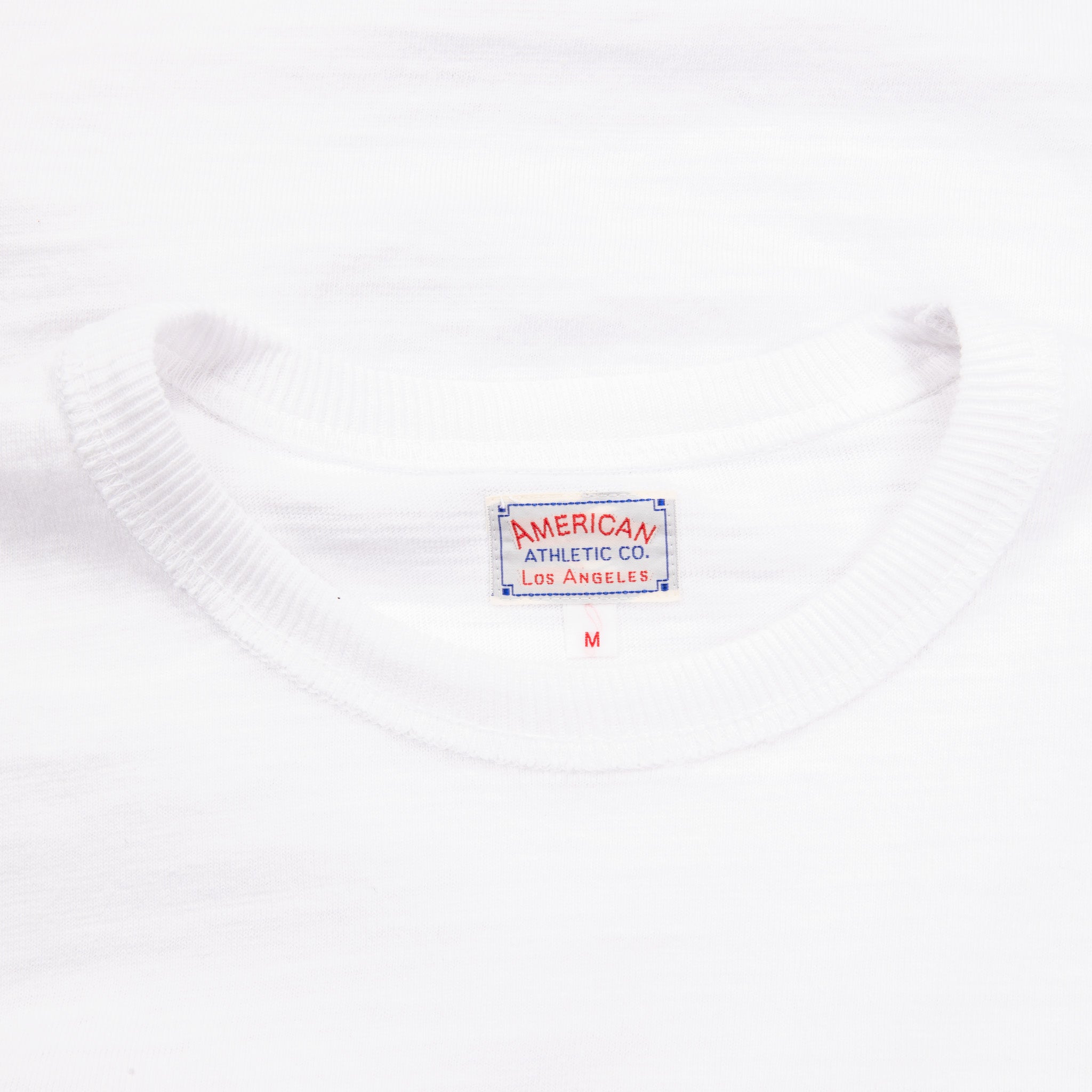 The Real McCoy&#39;s Athletic L/S T-shirt / Loopwheel White