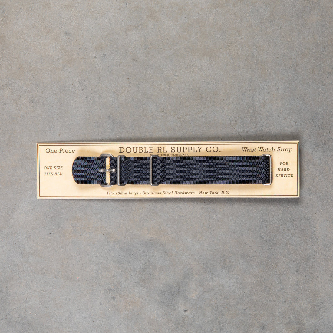 RRL Watchstrap Polyster Navy