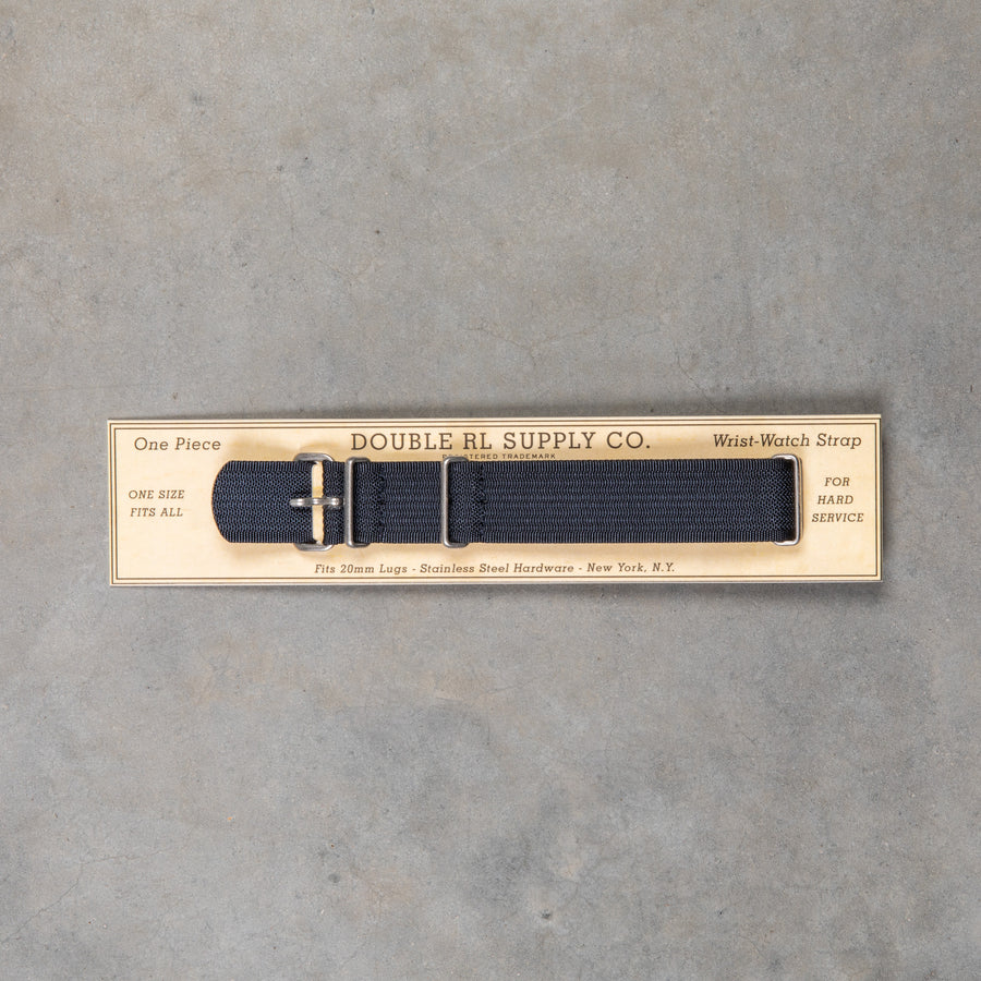 RRL Watchstrap Polyster Navy