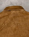 RRL Buffalo Western Corduroy Shirt Faded Tan
