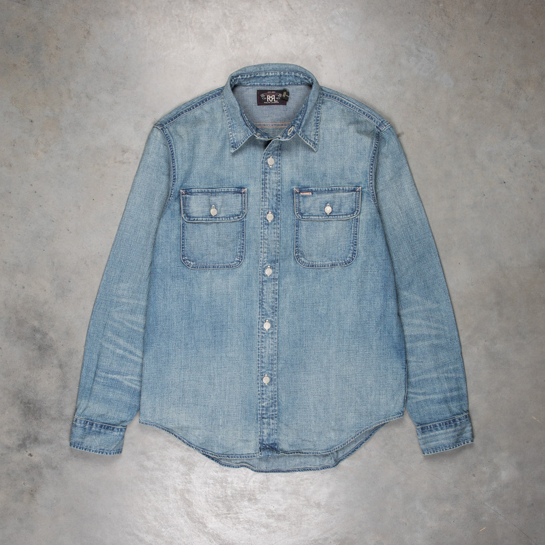 RRL Lot.93 Denim Shirt Clearfield Wash