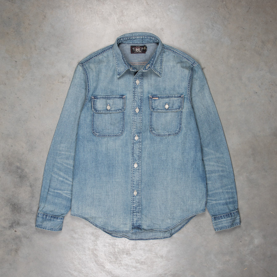 RRL Lot.93 Denim Shirt Clearfield Wash
