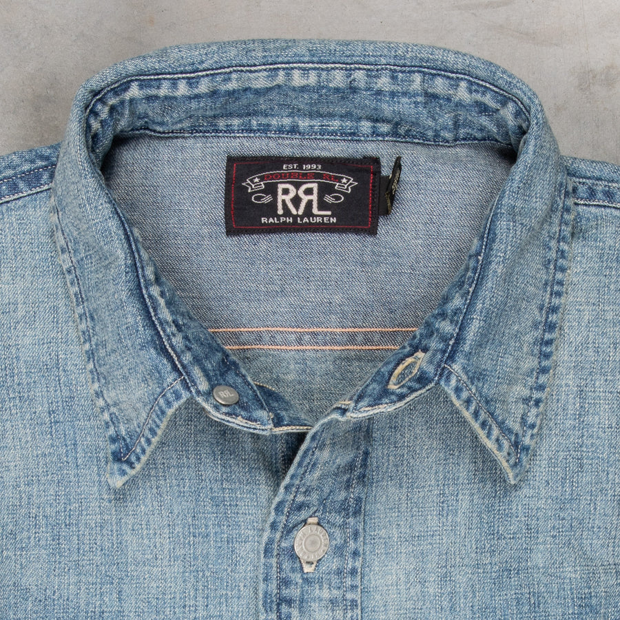 RRL Lot.93 Denim Shirt Clearfield Wash