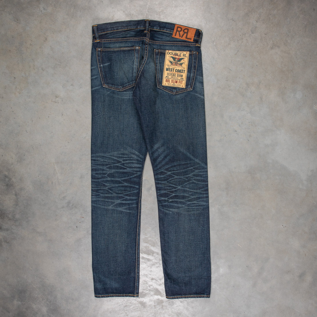 RRL Slim Fit Denim West Coast Ridgecrest Wash