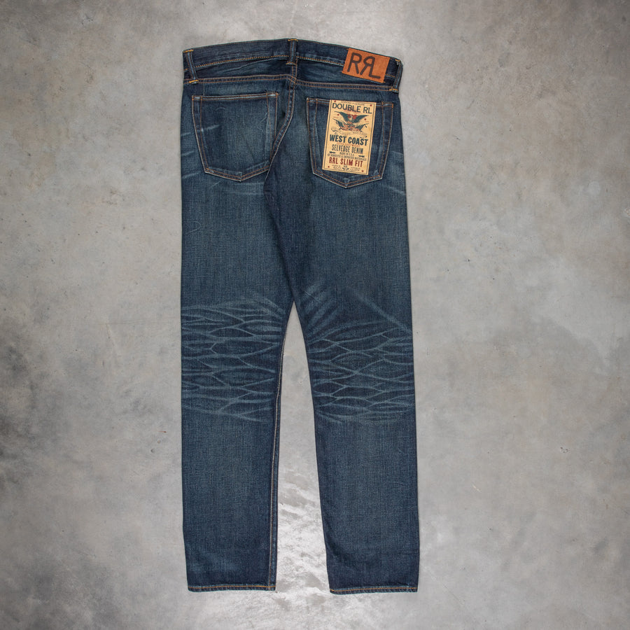RRL Slim Fit Denim West Coast Ridgecrest Wash
