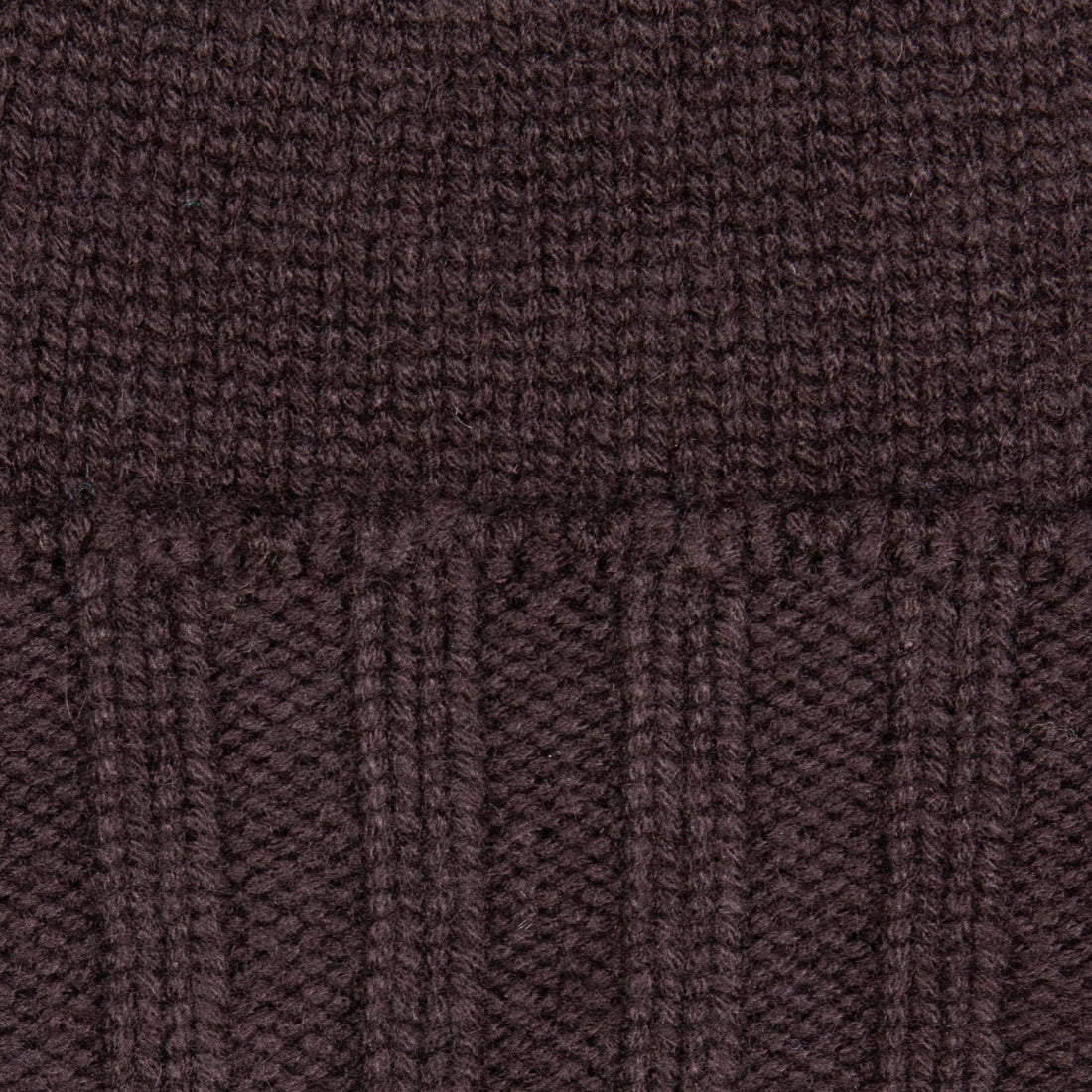 Drumohr Cashmere Ribbed Hat Marrone