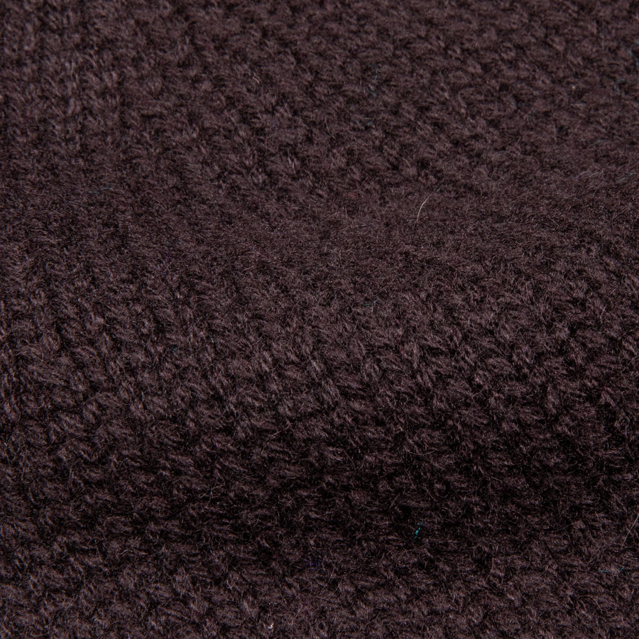 Drumohr Cashmere Ribbed Hat Marrone