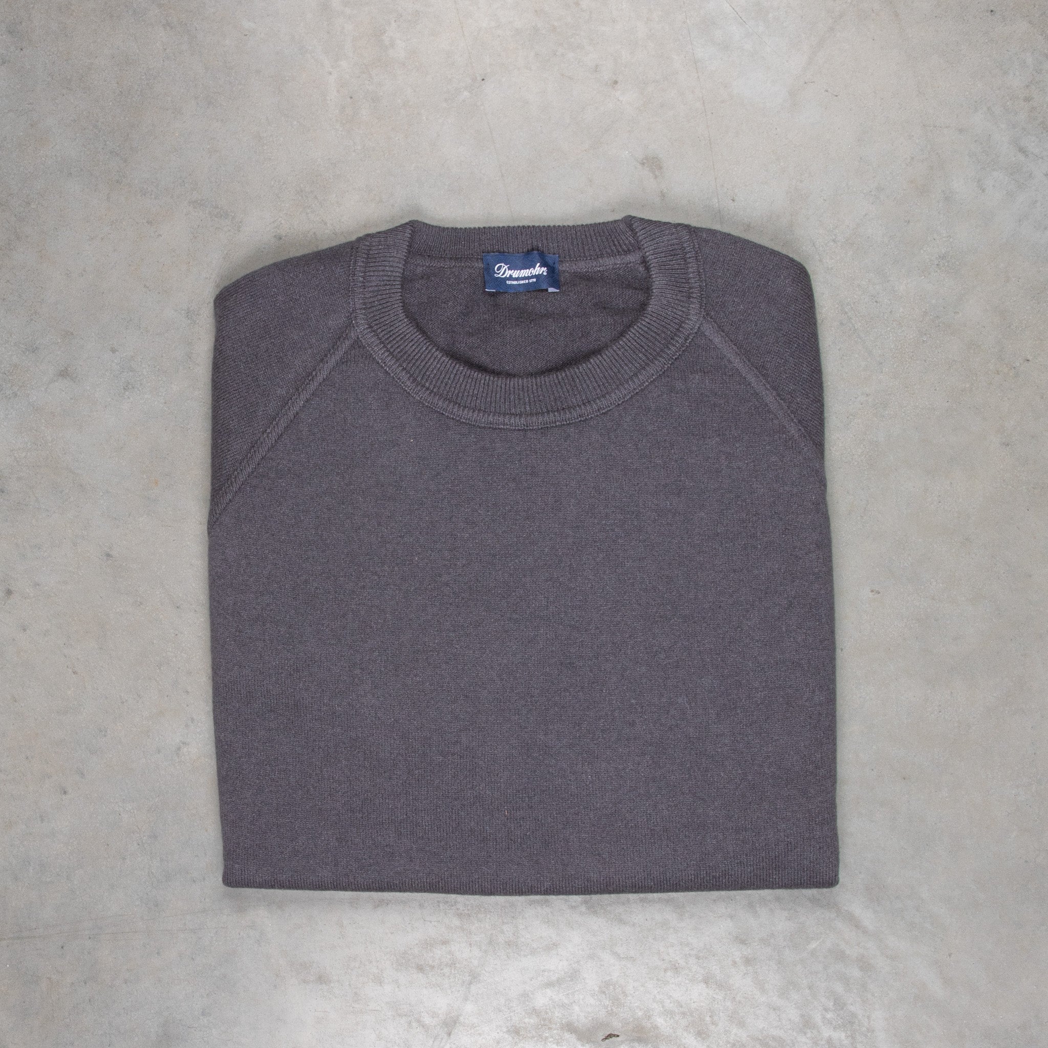 Drumohr Cashmere Felpa Grigio Ombra