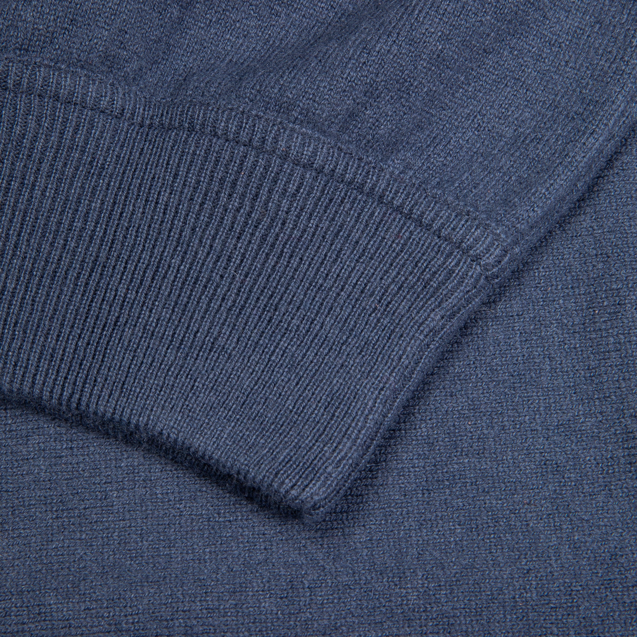 Drumohr Cashmere Felpa Navy Acciaio