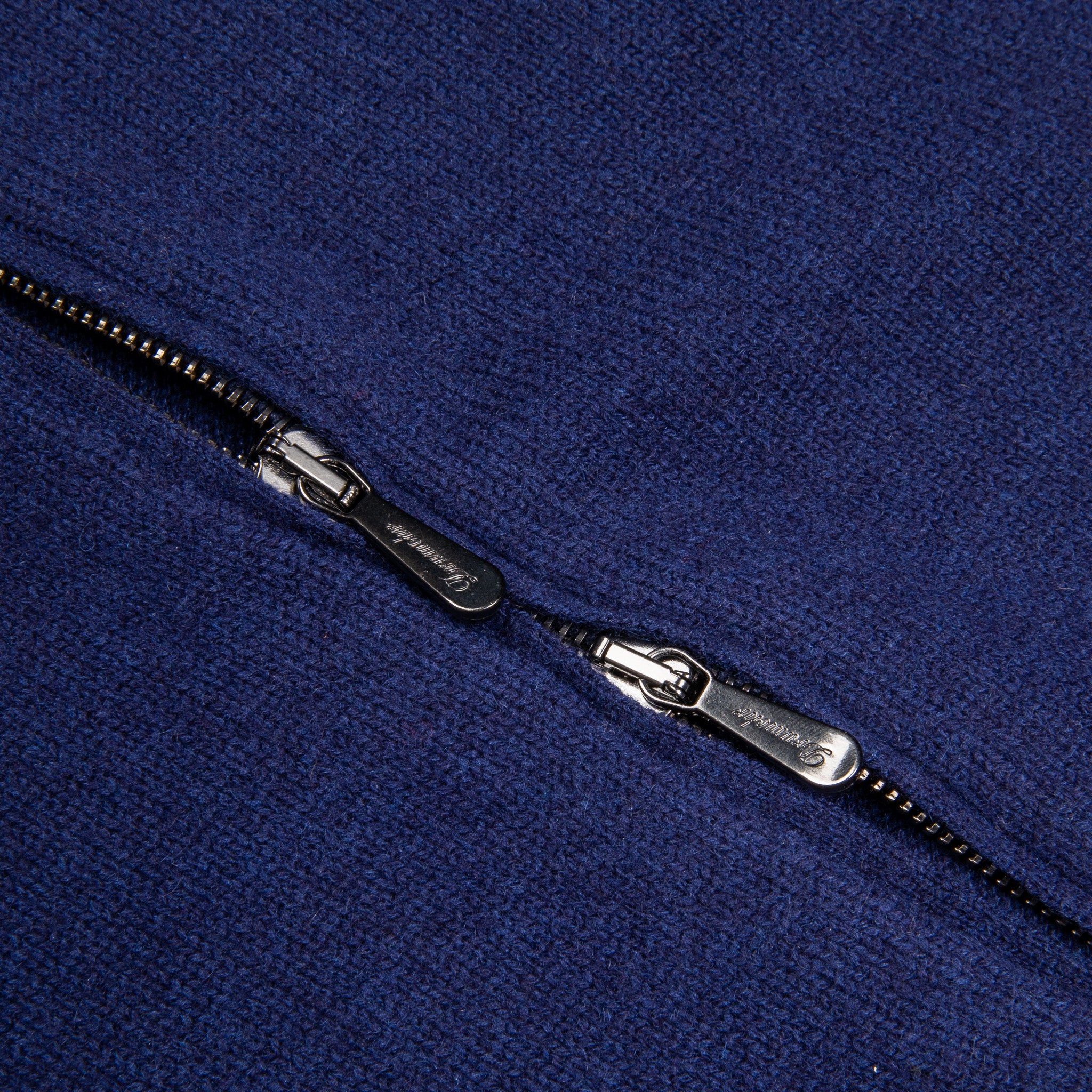 Drumohr Cashmere Lupo Full Zip Navy Americana