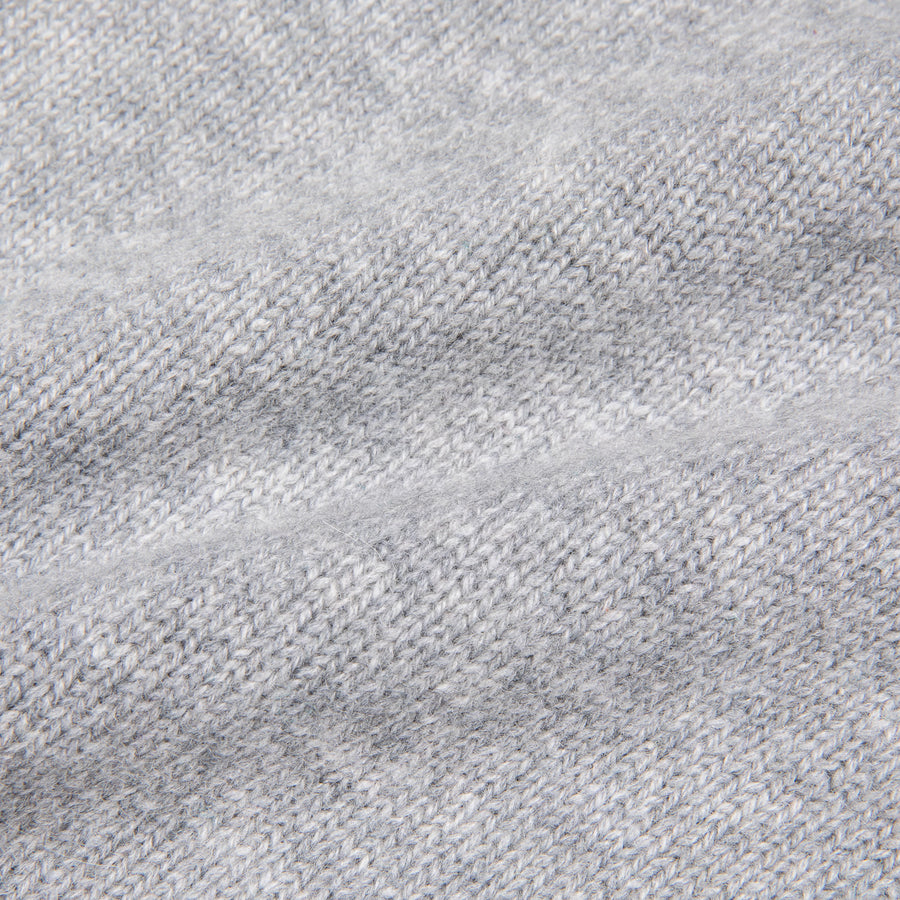 Drumohr Cashmere Lupo Full Zip Grigio Medio