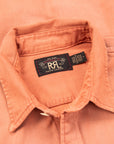 RRL Route Garment Dyed Twill Workshirt Service Red