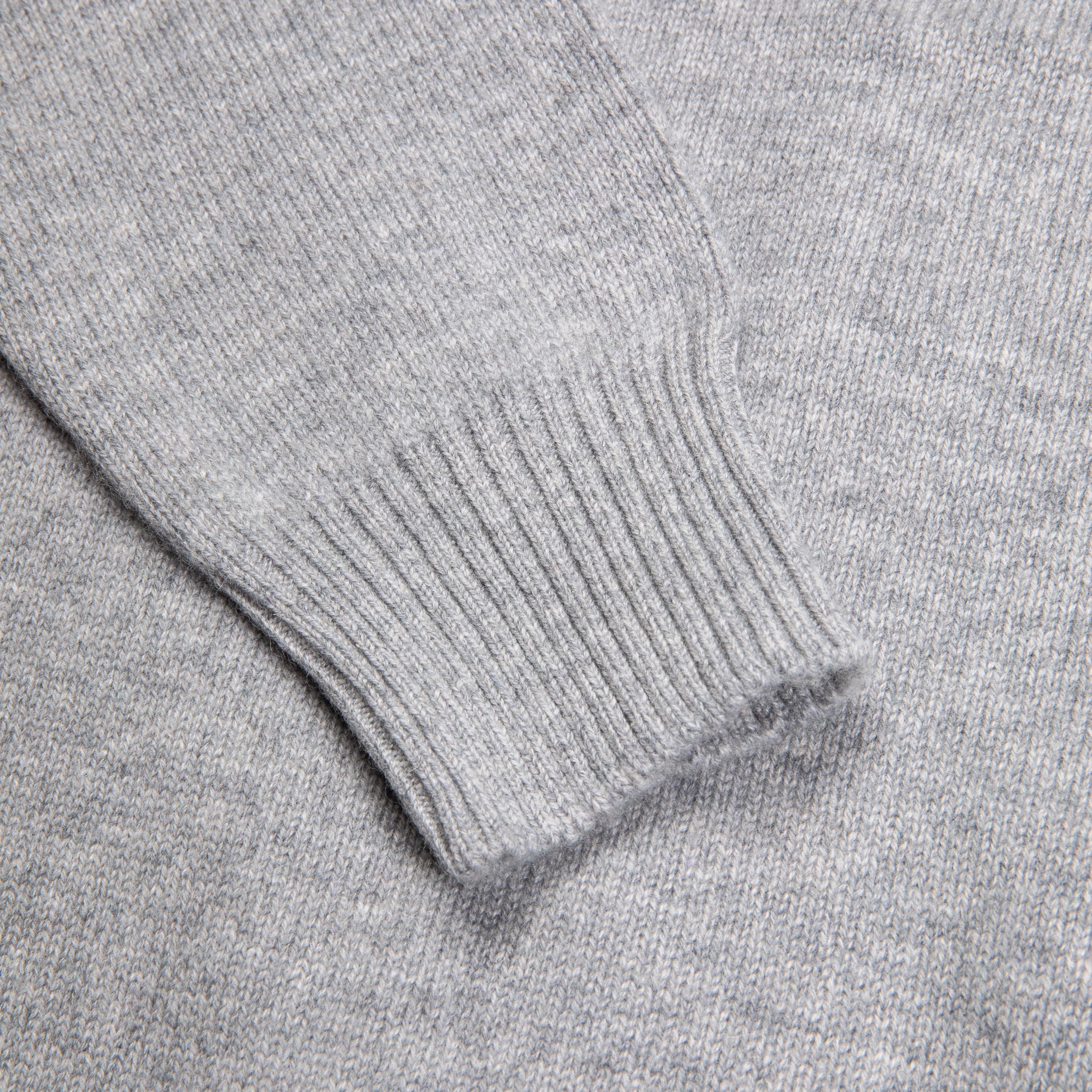 Drumohr Cashmere Lupo Full Zip Grigio Medio