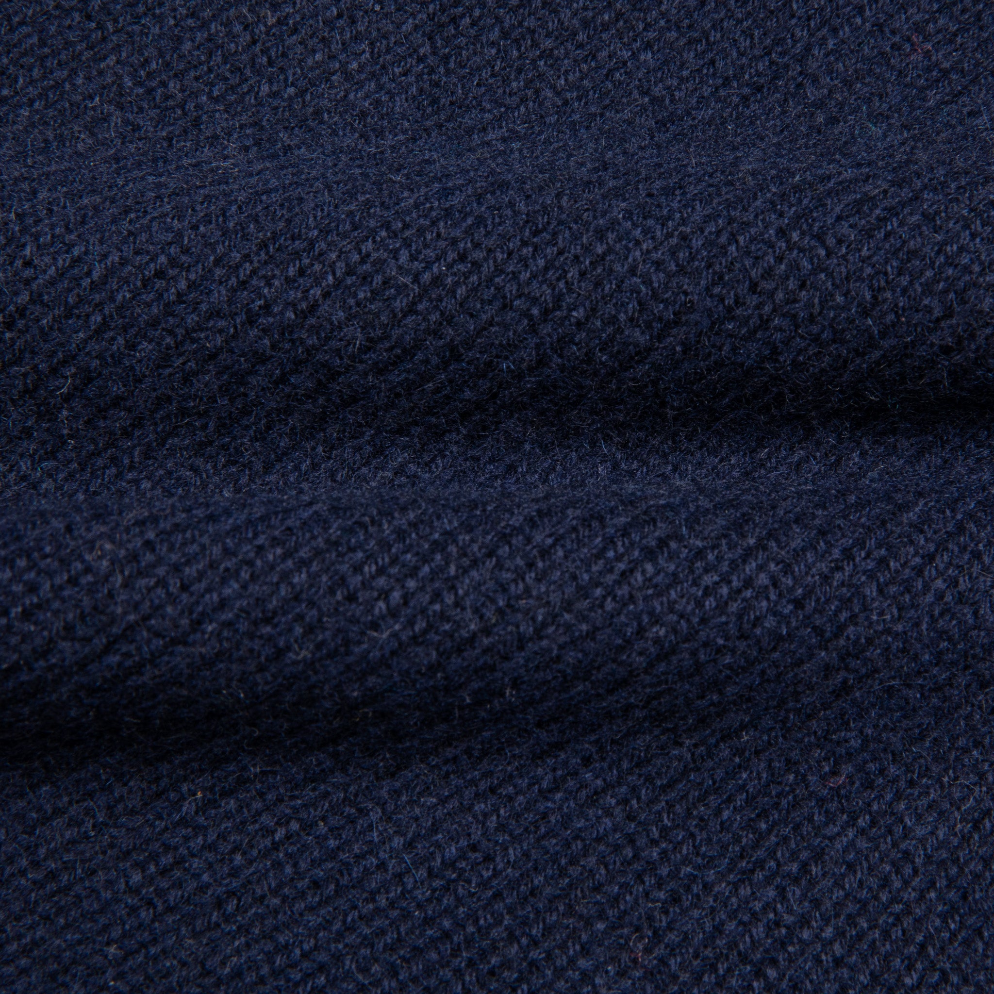 Drumohr Cashmere Lupo Full Zip Blu Notte