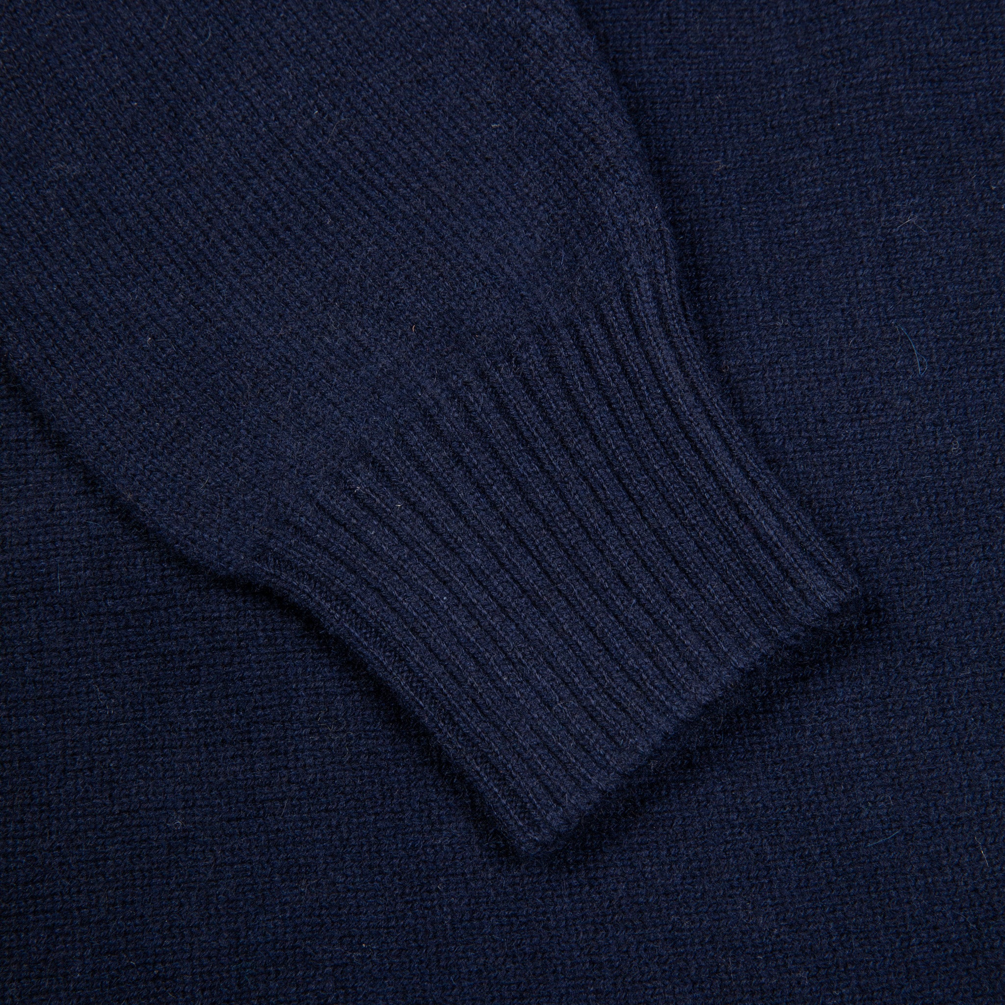 Drumohr Cashmere Lupo Full Zip Blu Notte
