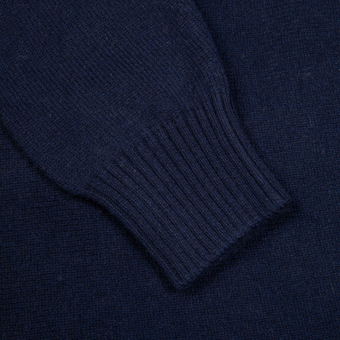 Drumohr Cashmere Lupo Full Zip Blu Notte