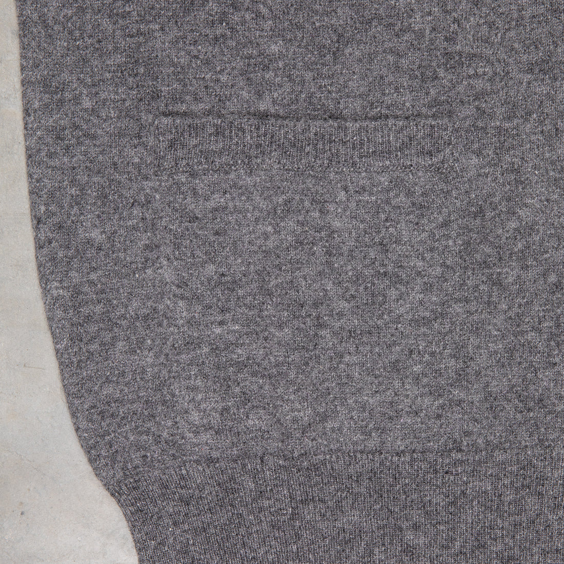 Drumohr Cashmere Gillet con Bottoni Grigio Scuro