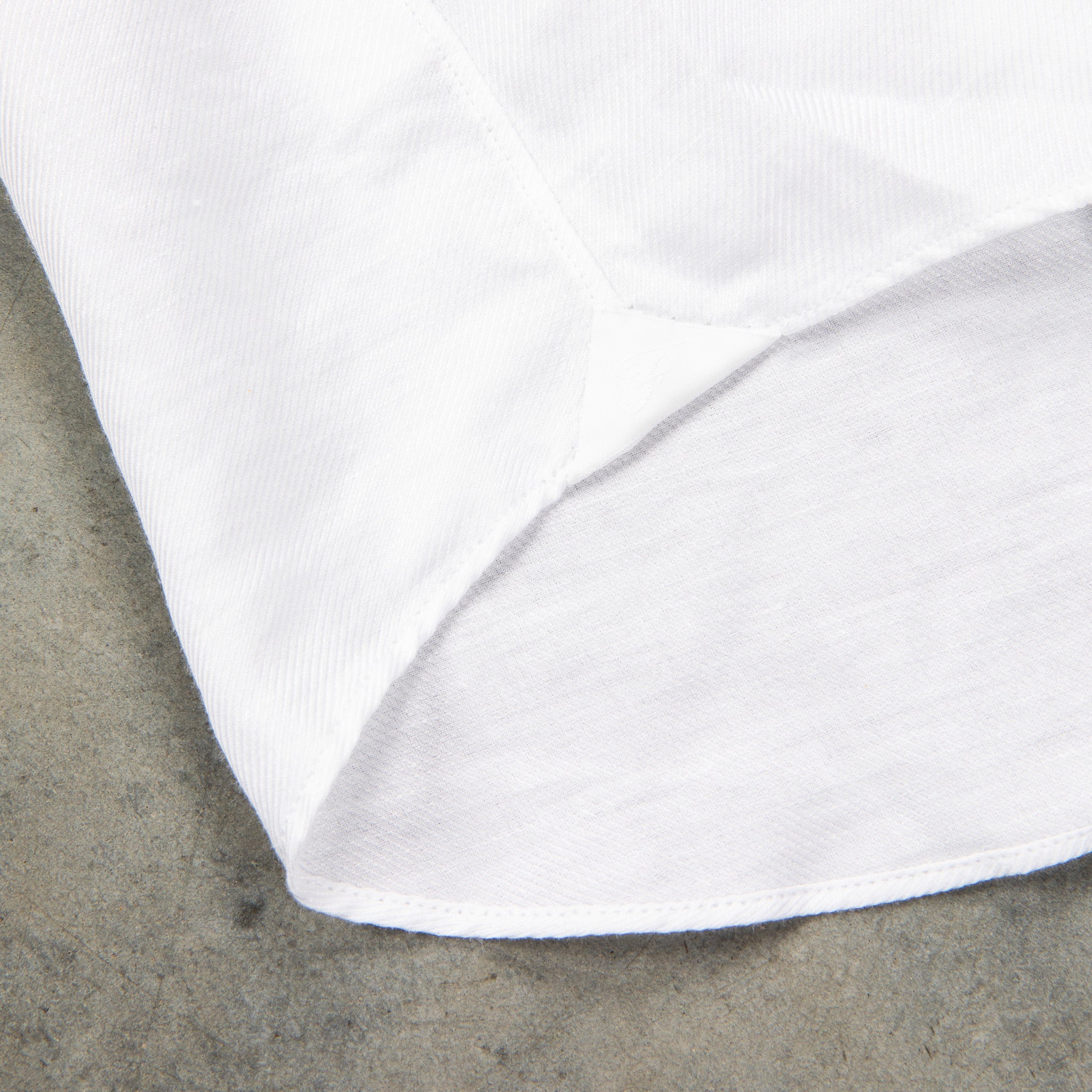 Finamore Porto Popover Zante Collar Carlo Riva Summer Twill White