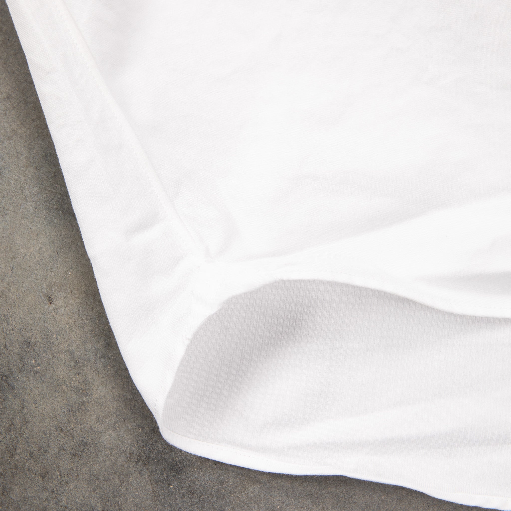 Finamore Gaeta Fit Collo Luigi Double Twist Gabardine Ivory