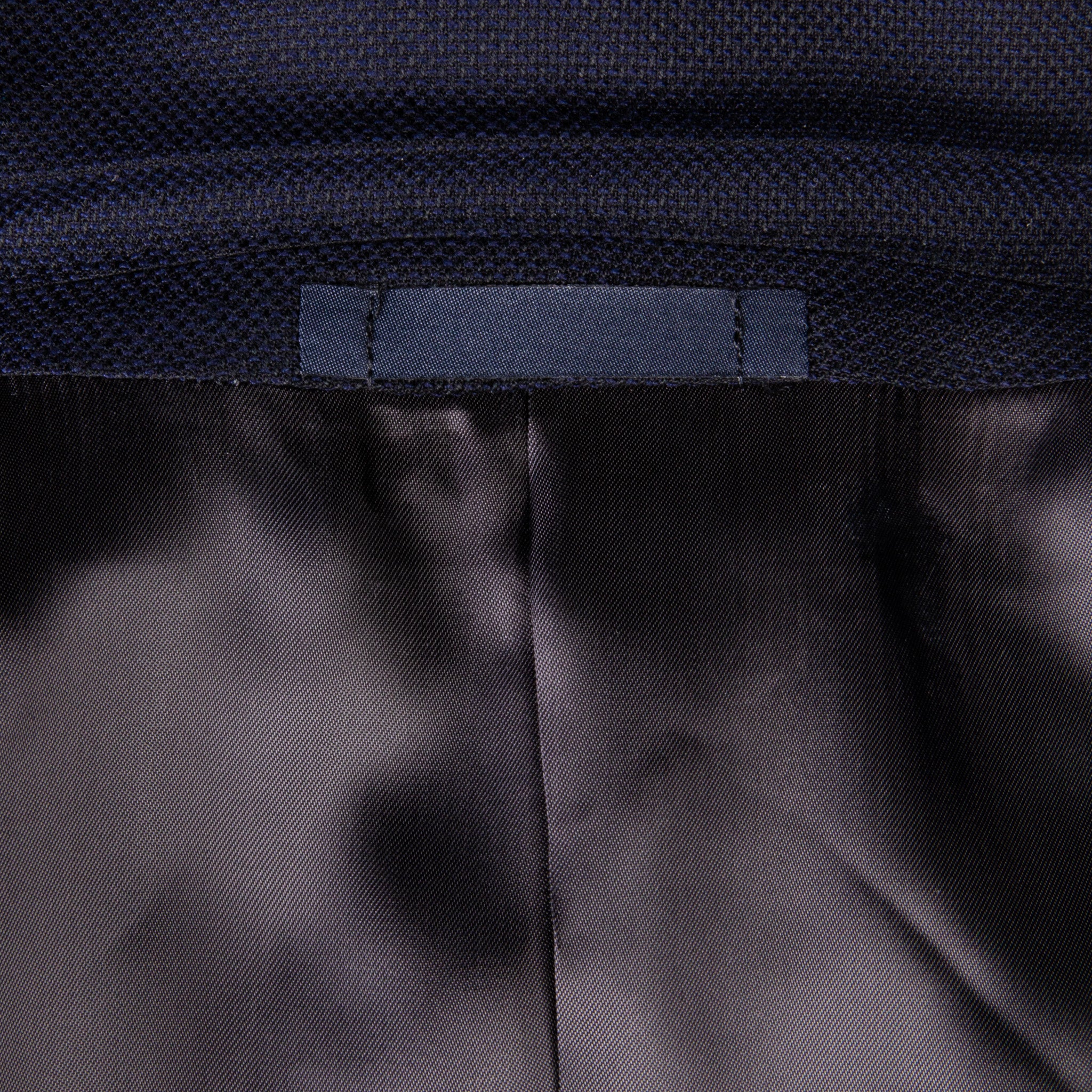 Caruso Aida Hopsack Blazer Dark Blue