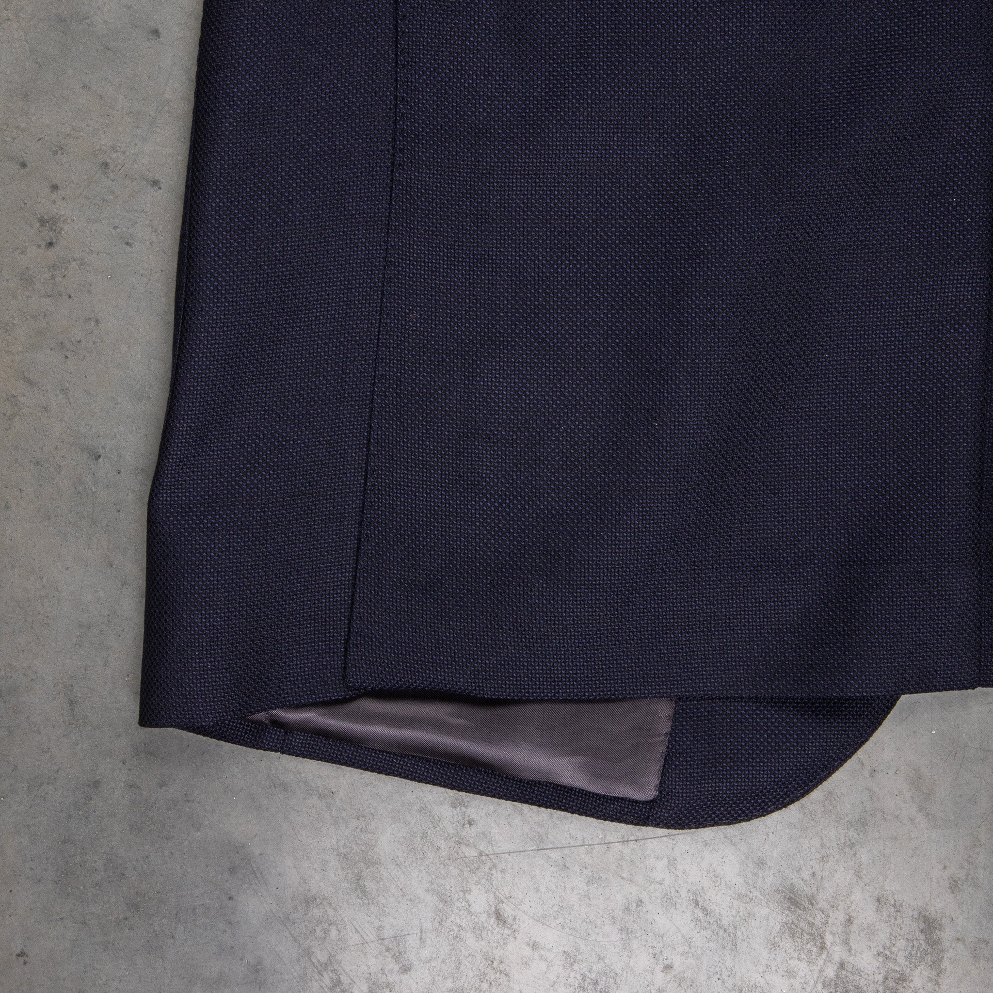 Caruso Aida Hopsack Blazer Dark Blue