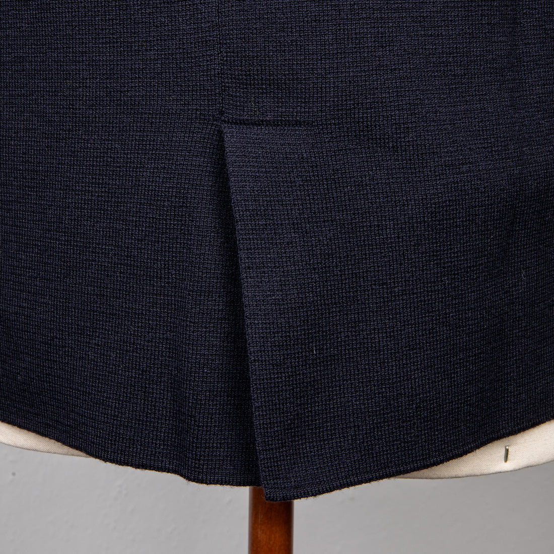 Drumohr Knitted Jacket Merino Wool Navy Blu
